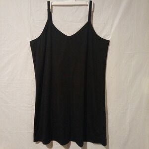 Torrid Size 3 Black Tank Top T-shirt Dress With Adjustable Straps